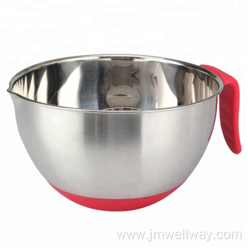 Stainless Steel Non-Slip Mixing Bowls Set with Handles